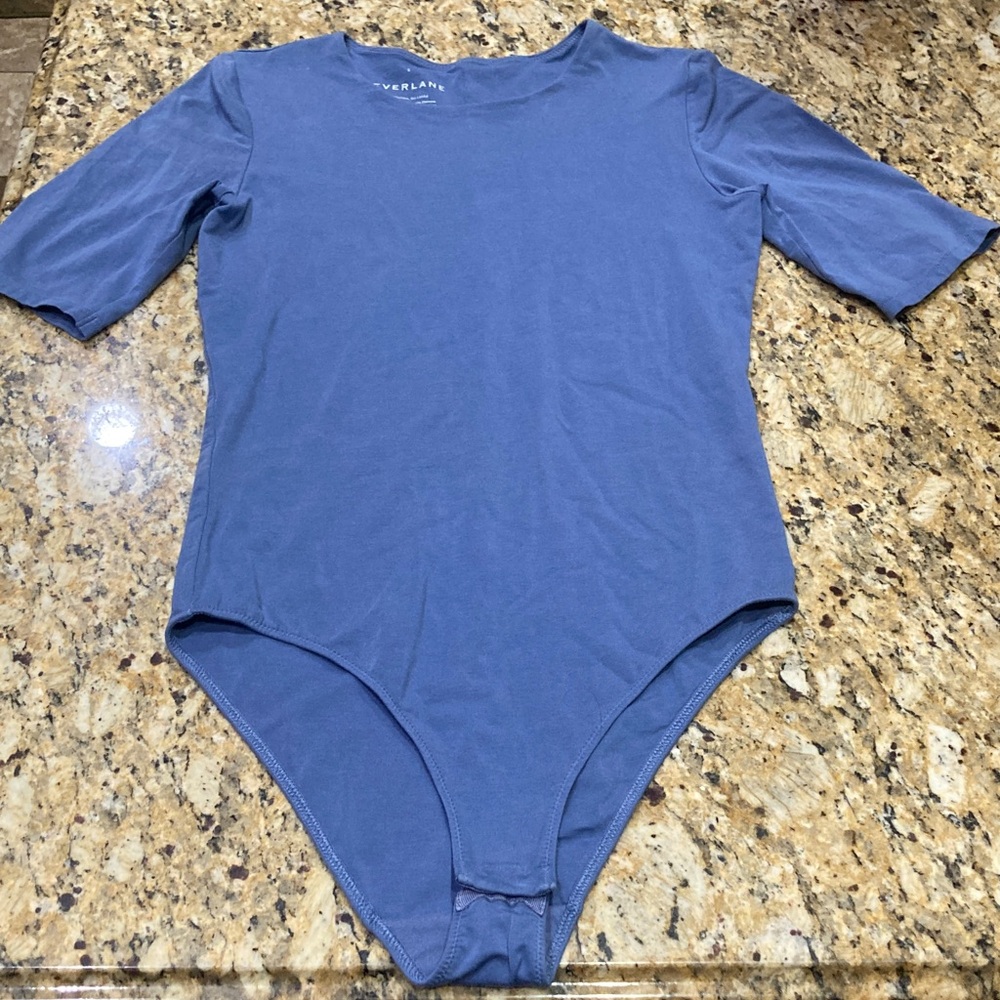 Everlane Slate Blue Bodysuit